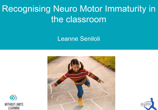 Neuromotor Immaturity in the Classroom